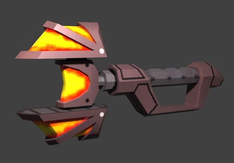 Obsidian Wrench - For Ratchet &amp; Clank FPS: Online. Modeled cut content from the game based on an image. Texture not final. link to the image